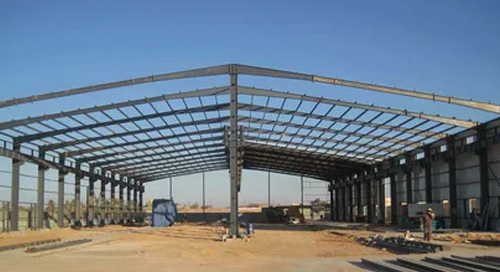 Steel structure for dangerous goods storage buildings