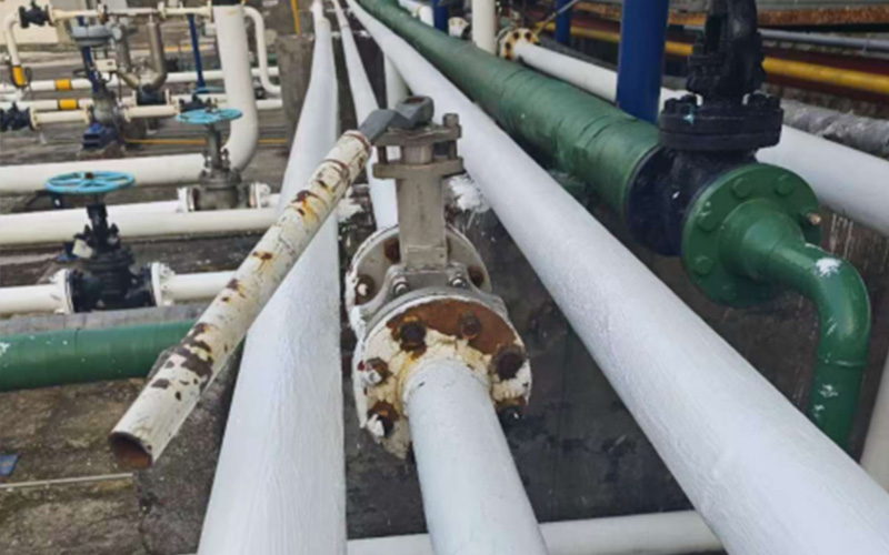 Aerogel Insulation Coating for Light Hydrocarbon Pipeline Anti-Condensation