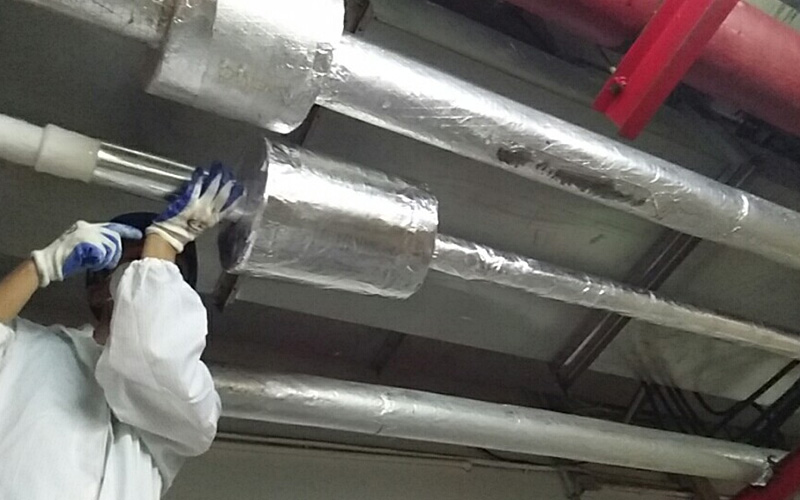 Aerogel Blanket for Chilled water pipe insulation project
