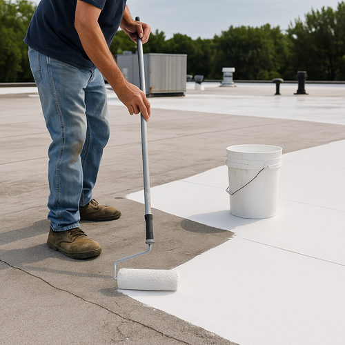 Concrete Flat Roof Heat Insulation